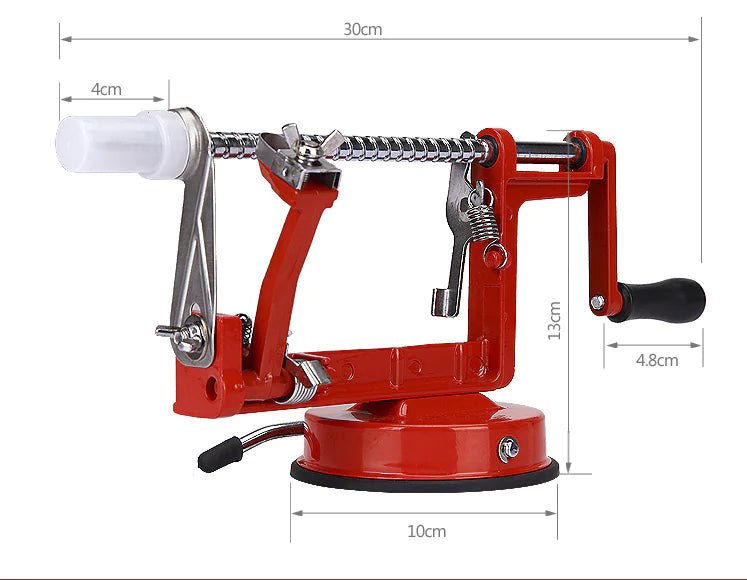 3 - in - 1 Manueller Apfelschäler und - schneider - Amiko Decor