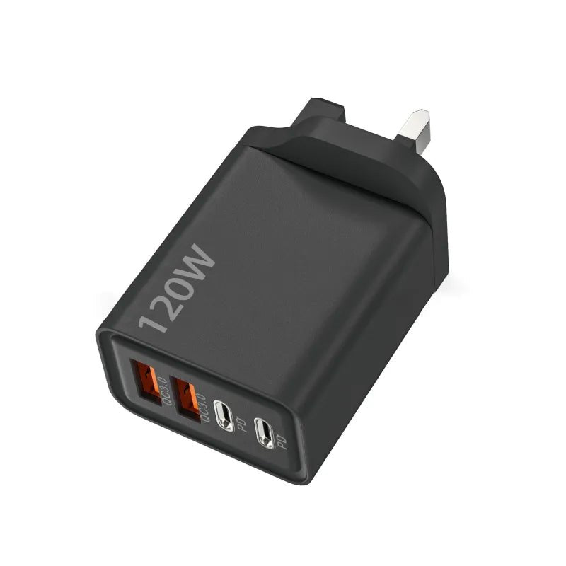 120W Smartphone - Schnellladegerät mit mehreren Anschlüssen - Amiko Decor