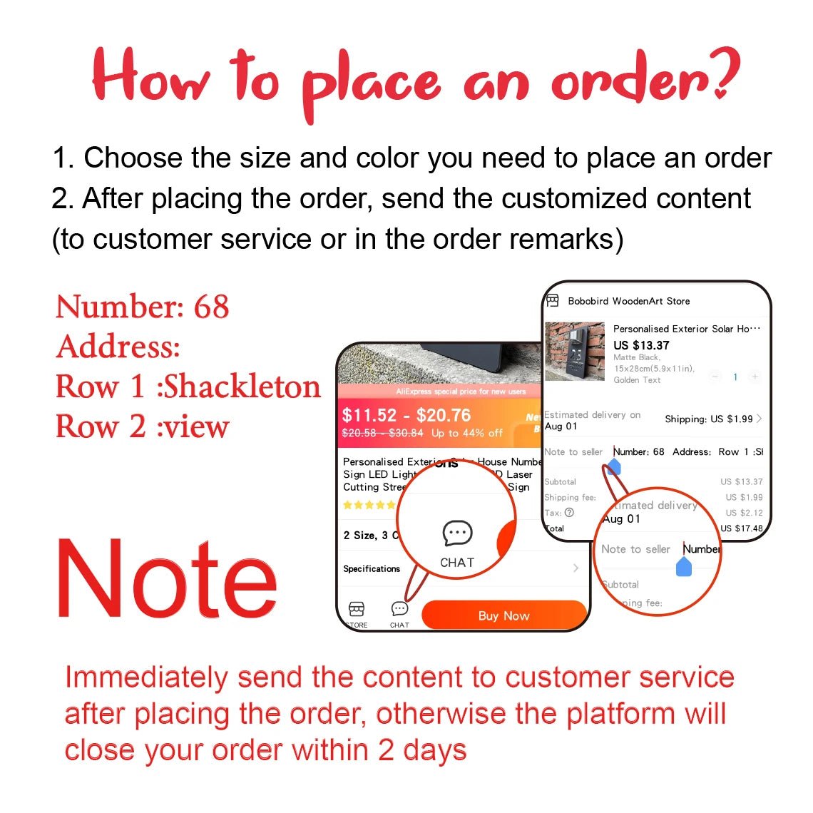 Custom House Number Outdoor Solar Lights 3D Acrylic Solar House Number Plate With Name Door Sign Personalized Home Address Sign - Amiko Decor