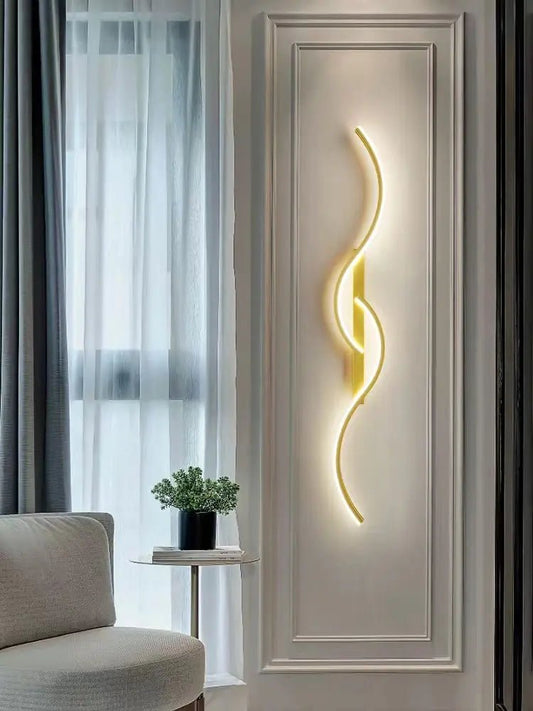 Modern Minimalist Long Wall Lamp for Bedroom & Living Room - Amiko Decor