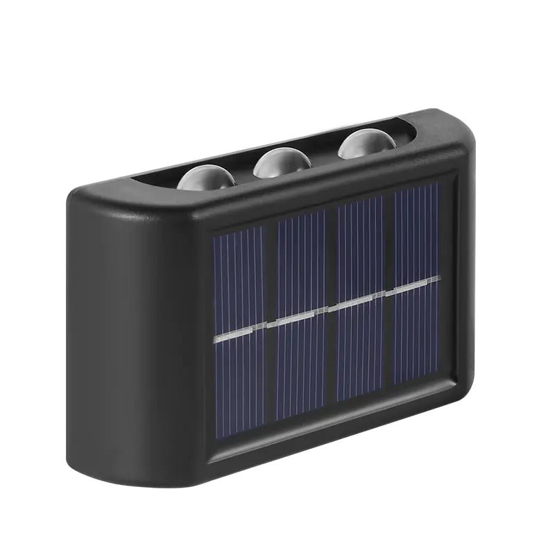 Solar Dual - Head Waterproof Outdoor Wall Lamp - Amiko Decor